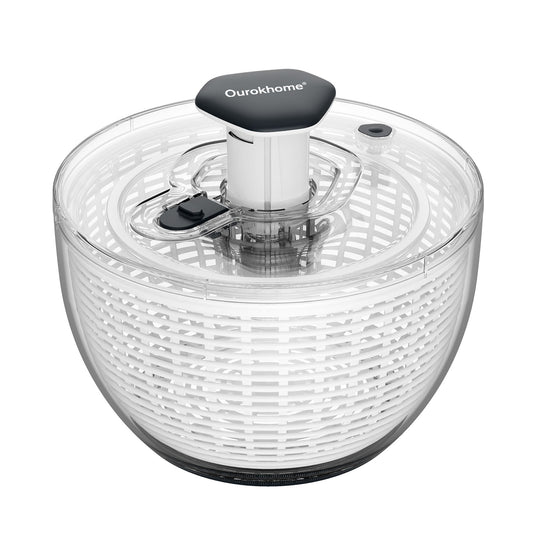 Ourokhome One-handed Easy Press Salad Spinner