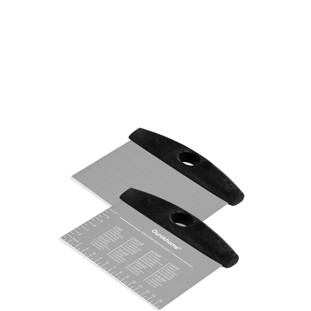 Ourokhome Dough Pastry Bench Cutter Scraper