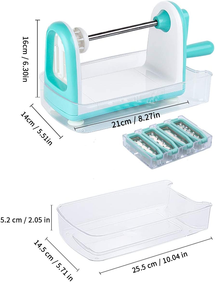 Ourokhome Zucchini Noodle Maker Spaghetti Spiralizer with 5 Blades