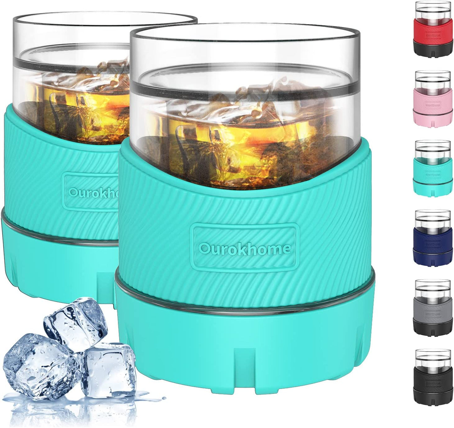 Ourokhome Whiskey Freeze Glasses 2 Sets