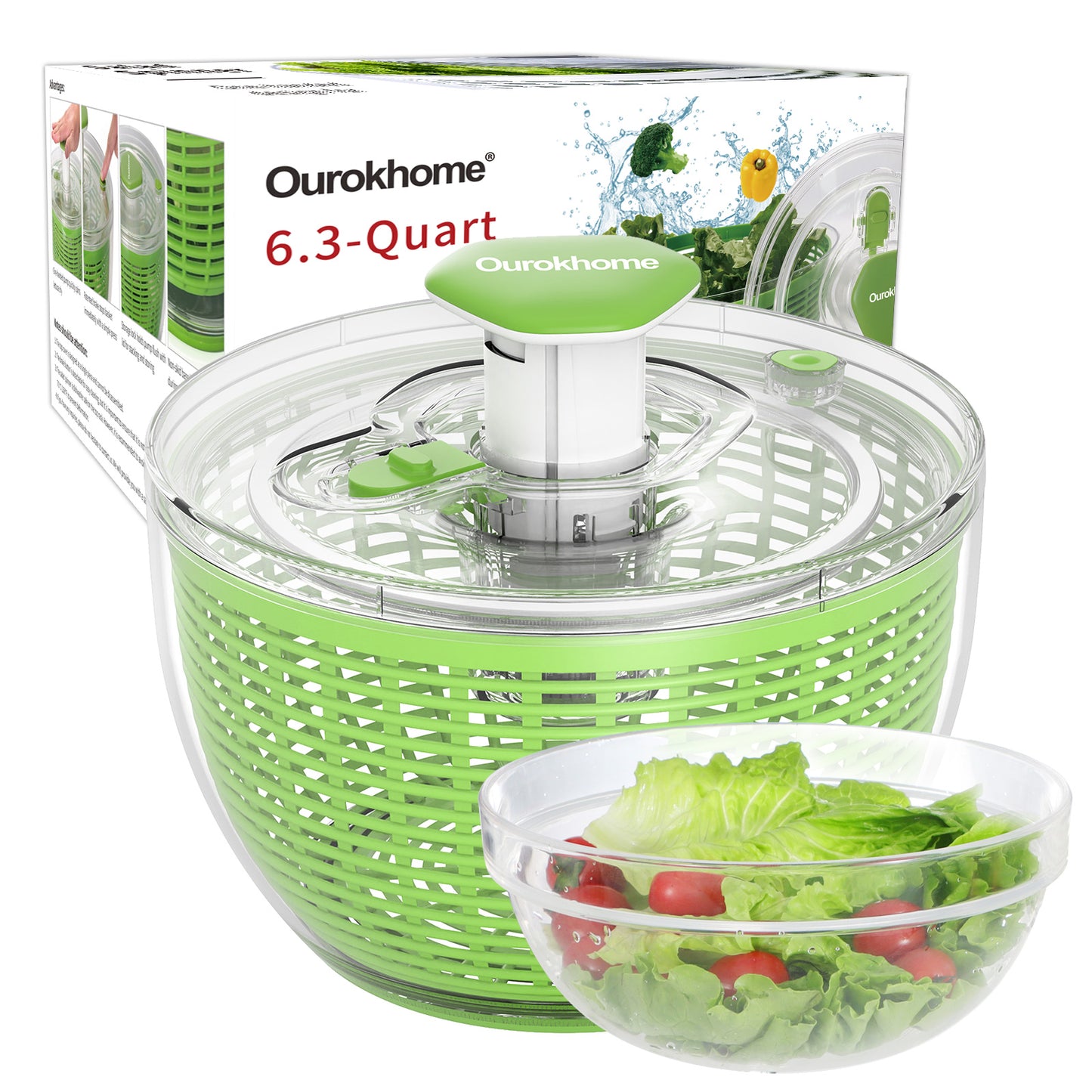 Ourokhome Salad Spinner with Salad Bowl