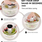 Ourokhome Salad Spinner Lettuce Dryer, One-handed Easy Press  6.3 QT