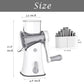 Ourokhome Rotary Cheese Grater Shredder 5 in 1