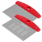 Ourokhome 2 Pack Dough Pastry Bench Cutter Scraper