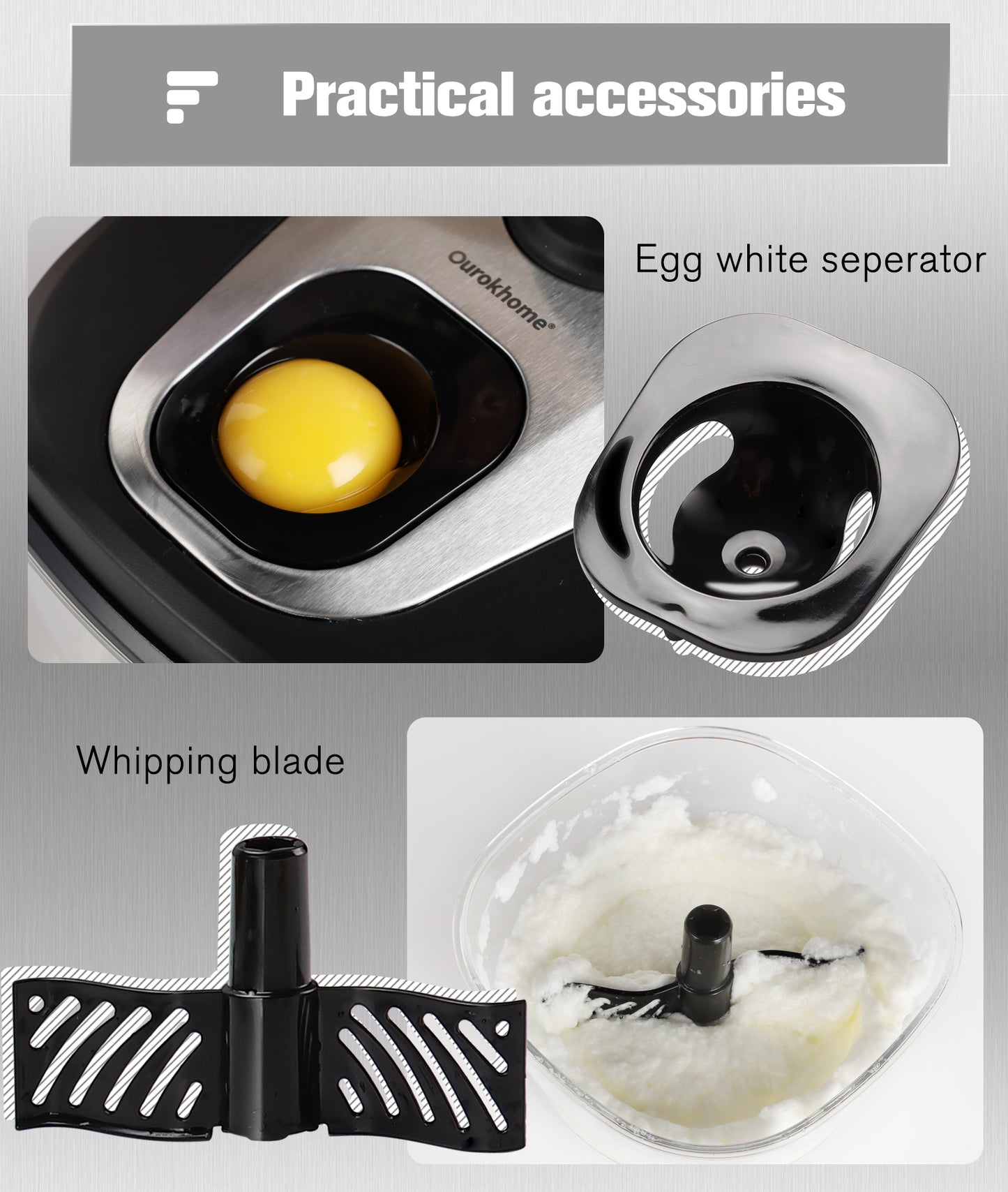 Ourokhome 1.8 LHand Crank Vegetable Chopper