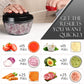 Ourokhome Hand Pull String Vegetable Chopper 500ml