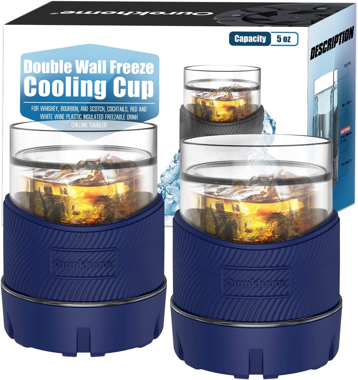 Ourokhome Whiskey Cooling Freeze Cup