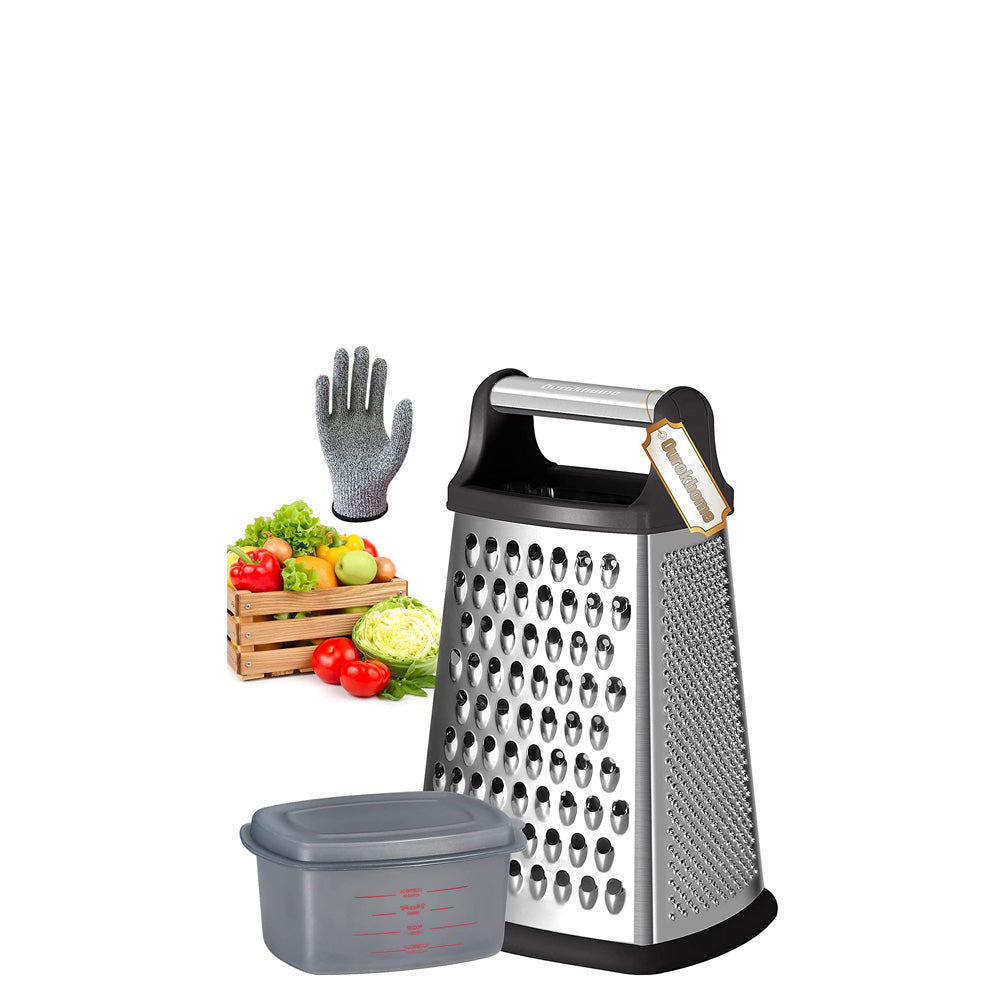 Ourokhome Box Grater with Container