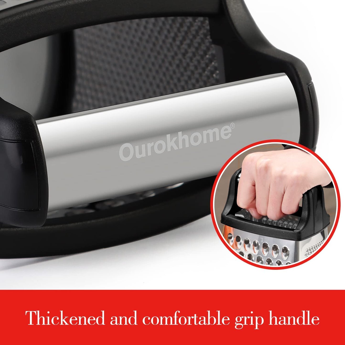 Ourokhome Box Grater with Container