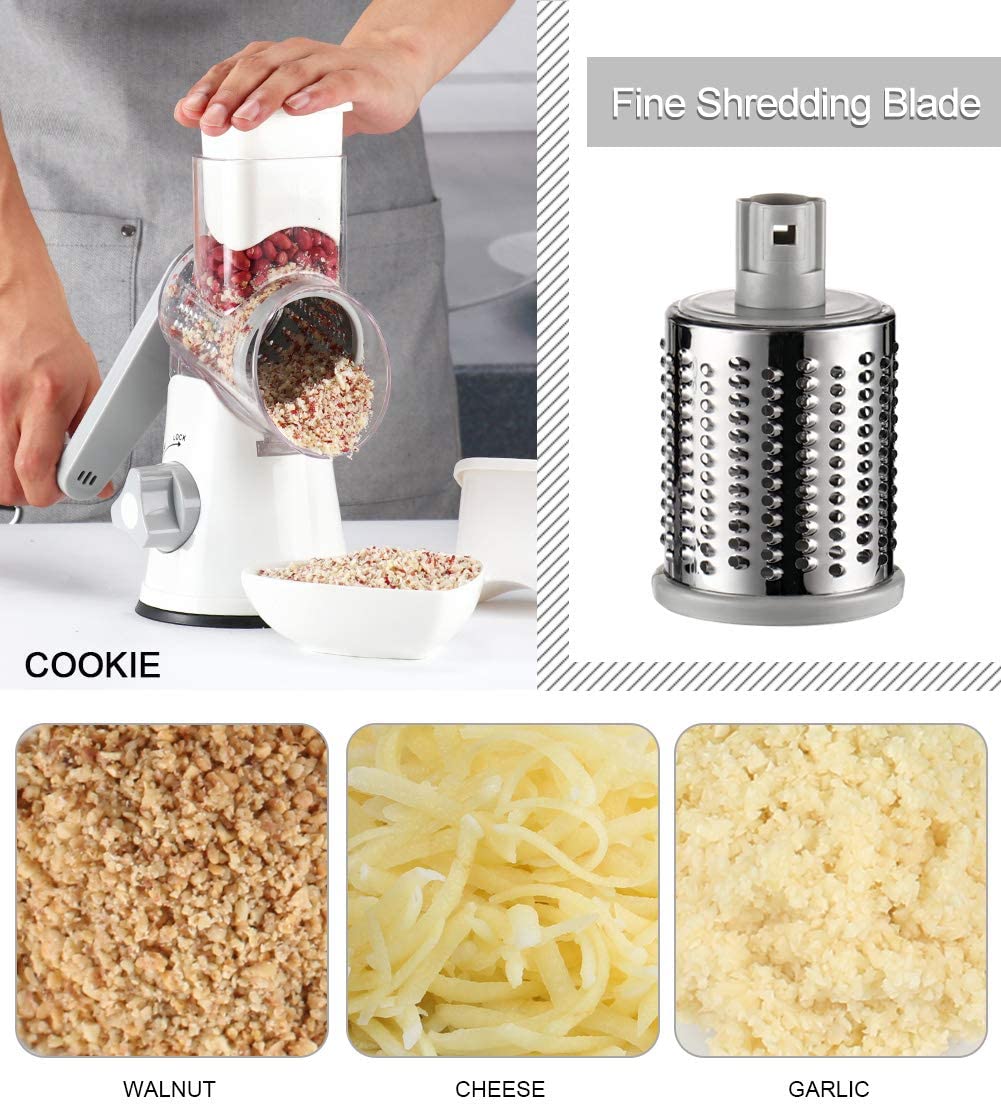 Ourokhome Rotary Cheese Grater Shredder