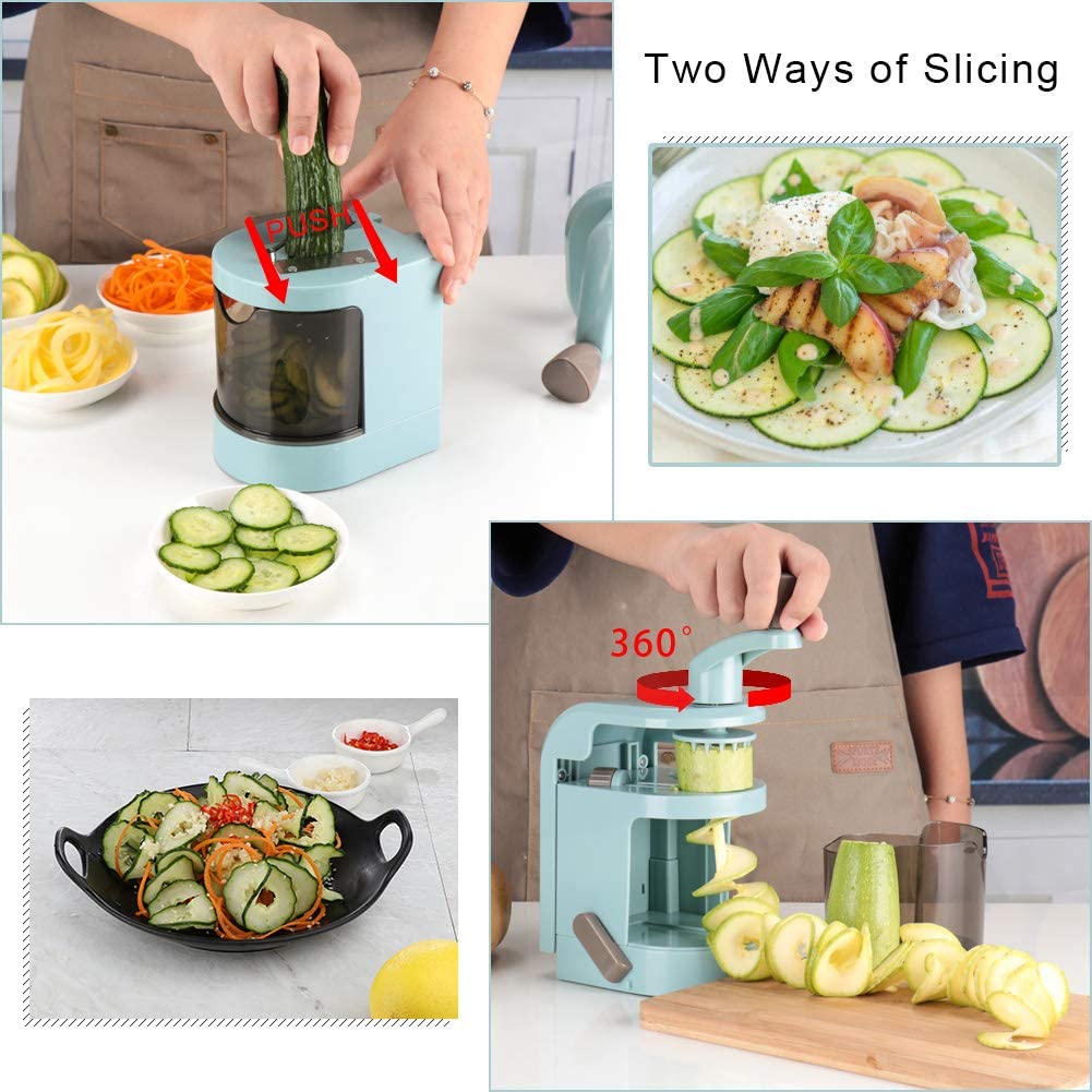 Ourokhome Vegetable Spiralizer Zucchini Noodles Maker