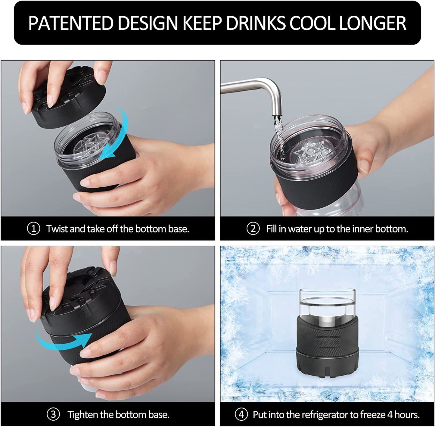Ourokhome Whiskey Cooling Freeze Cup
