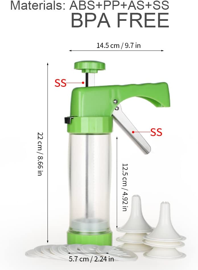 Ourokhome Cookie Press Gun Kit